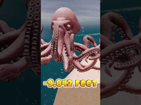 Deep sea creatures are found Megalodon vs Kraken vs bloop
