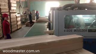 Máy bào 4 mặt 4- 5-6 trục Woodmaster