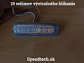 Obrysové oranžové LED svetlo 12V / 24V - s výstražným oranžovým LED svetlom ECE R65 / Class2 (130x40x11mm) - Video Youtube