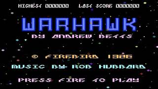 WARHAWK  Title Version ATARI 800 XL !!! 80´S NOSTALGIA