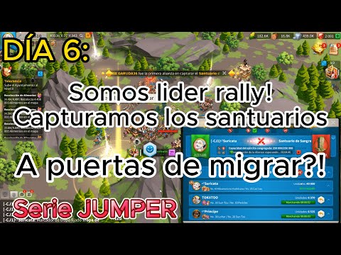 Jumper DIA 6: Rally lider & Capturamos santuarios | Rise Of Kingdoms Español