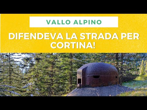 THIS BUNKER DEFENDED THE ROAD TO CORTINA D'AMPEZZO! BUNKER AT THREE CROSSES PASS #bunker #alpinewall