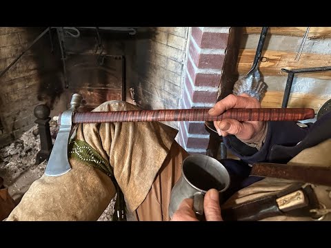 Finishing the Pipe Tomahawk | 1700's | HISTORY | BLACKSMITHING |