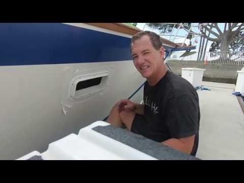 Portlight Rebed Project on Irwin 43