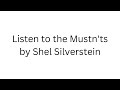 Listen to the Mustn'ts by Shel Silverstein (1974): ESL Listening Poems