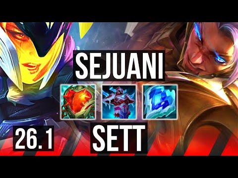 SEJUANI vs SETT (TOP) | EUW Master | 26.1