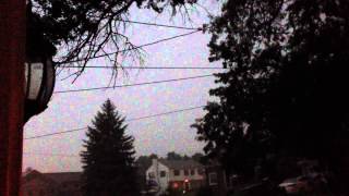 preview picture of video 'MAJOR THUNDERSTORM IN UNIONTOWN, PENNSYLVANIA!  (HOLY CRAP @ 2:02)!!!!!!!'