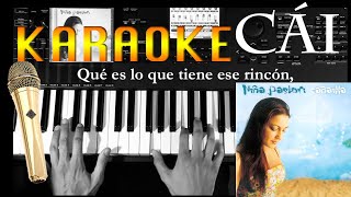 Cái - Niña Pastori, Alejandro Sanz ( Letra Karaoke Piano )
