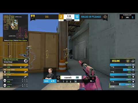 nawwk 6 kills vs dignitas - CS:GO Highlights