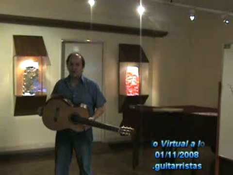 Charla del luthier Ricardo Louzao en DVR guitarristas.com 2008
