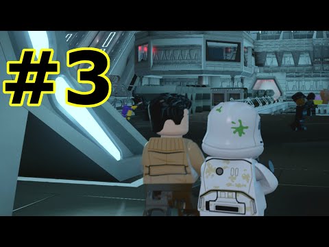 LEGO Star Wars: The Force Awakens Walkthrough - Part 3 (Escape from the Finalizer)