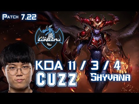 LZ Cuzz SHYVANA vs XIN ZHAO Jungle - Patch 7.22 KR Ranked