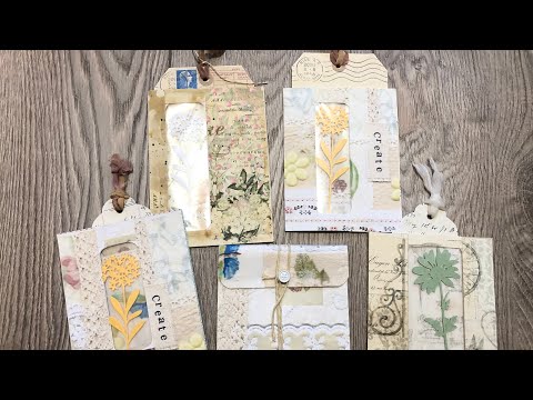 EASY ♻️ Window Pocket Flip Out - Reuse Junk Mail Envelopes - Tutorial - Use Your Scraps - JJ Ideas