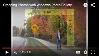 Cropping Photos with Windows Photo Gallery