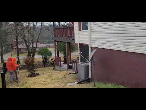 My Neighbor Karen realizing we just had a survey done and she bought me a fence.