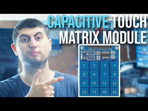TTP229 16-Channel Digital Capacitive Matrix Module | How smartphones touch screen work #arduino