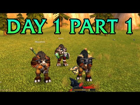 Journey to World First 60 Shaman | Day 1 Part 1 (WoW Classic)