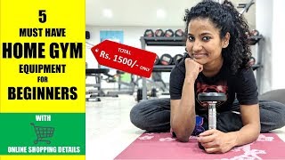 Best 5 MUST HAVE Home Gym Equipment Under Rs. 1500