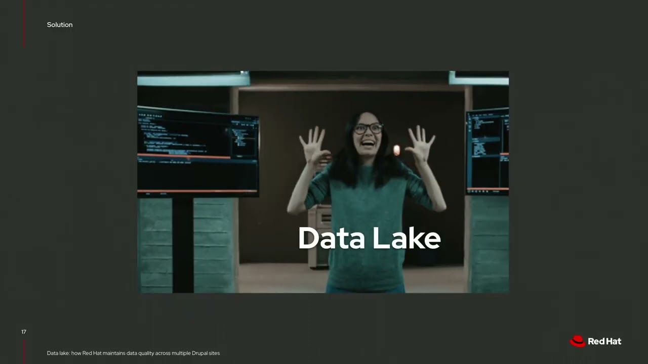 Data lake - how Red Hat maintains data quality across multiple Drupal sites:   Pittsburgh 2023
