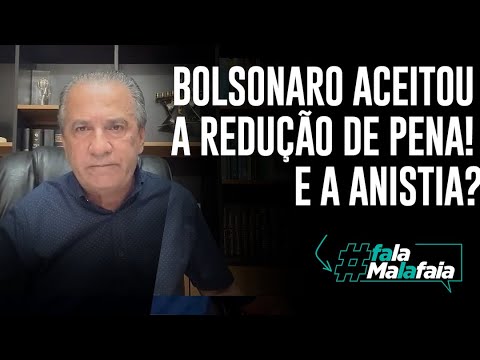 BOLSONARO ACEITOU A REDUÇÃO DE PENA! E A ANISTIA?