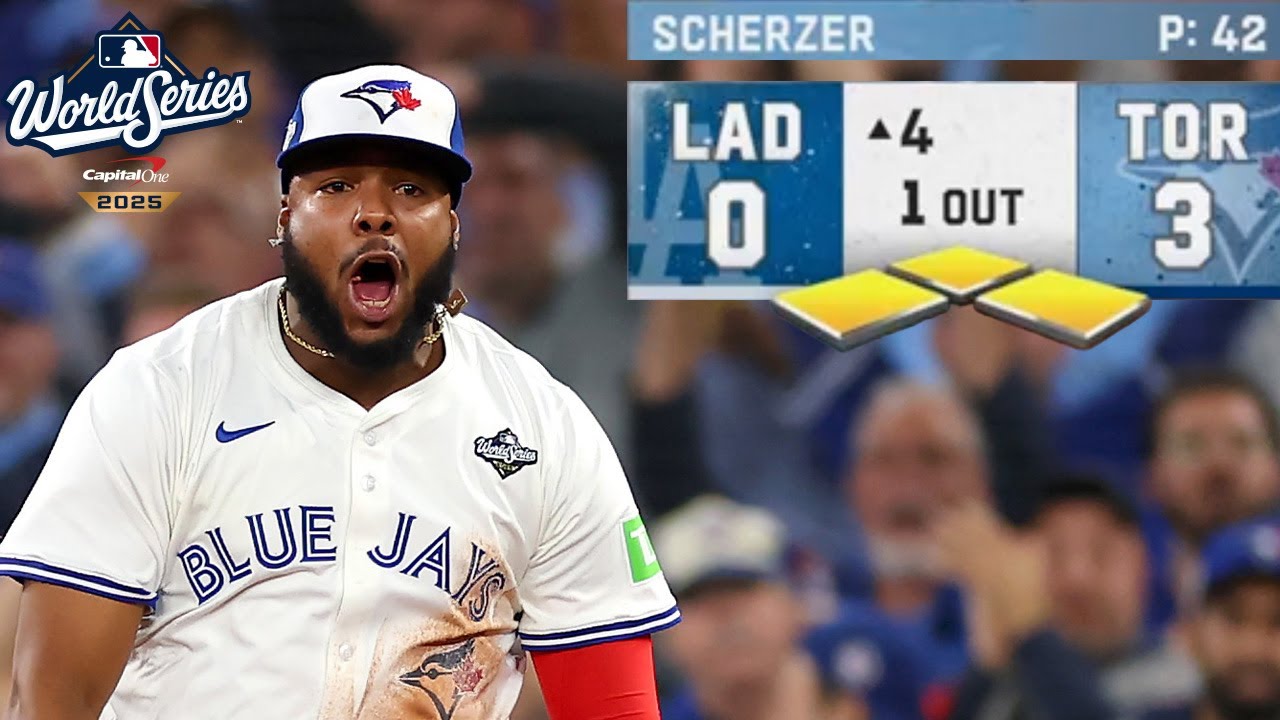 FULL INNING: Dodgers score a run, Blue Jays get out of the inning with TWO defensive 💎s