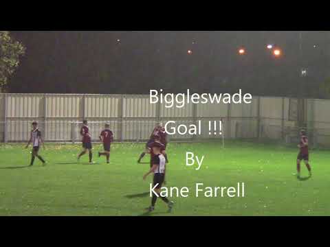 kane farrell highligts playing left wing for biggleswade united v colney heath 07 11 2017