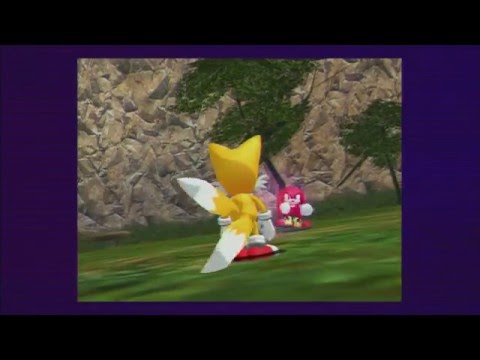 Sonic Adventure Playthrough pt21 - Knuckles & Chaos 4 Boss Battles/ Sky Chase Act 1 ( Tails' Story)