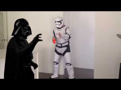 Darth Vader kills Stormtrooper