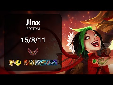 Jinx vs Aphelios BOTTOM - KR GRANDMASTER Patch 14.20