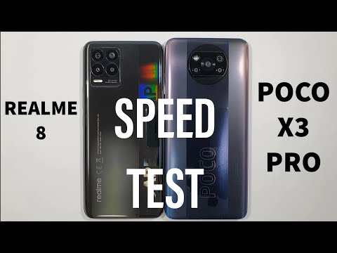 Realme 8 vs Xiaomi Poco X3 Pro Speed Test