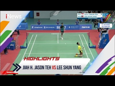 [HIGHLIGHTS] Jiah H. Jason Teh (Singapura) Vs Lee Shun Yang (Malaysia) | SEA Games 2021 Badminton