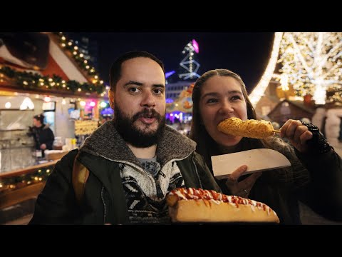 Provei TUDO na Feirinha de NATAL de Tbilisi - Georgia. (Comida de rua)