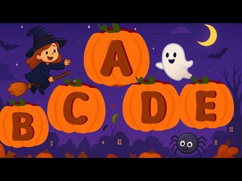 Alphabet Halloween en Français 🎃 ABC chanson éducative pour enfants