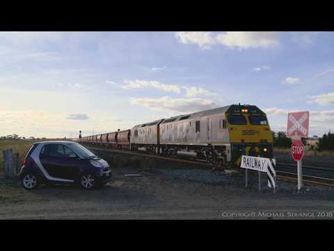SSR RL Class Locomotives & Grain Train - PoathTV Australian Railways