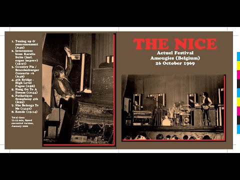 The Nice - 1969 - Amougies Festival, Belgium.