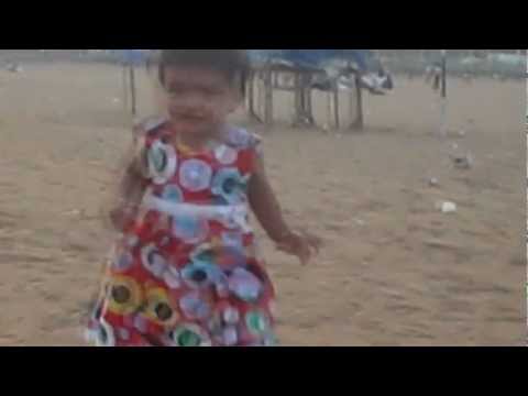 Sarayu - First Walk in Marina Beach
