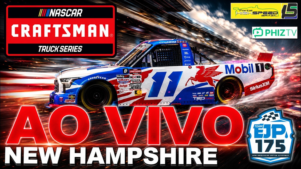 🔴 NASCAR CRAFTSMAN TRUCK SERIES | Team EJP 175 | New Hampshire Motor Speedway