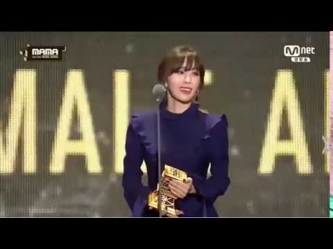Taeyeon wins Best Female Artist MAMA 2016