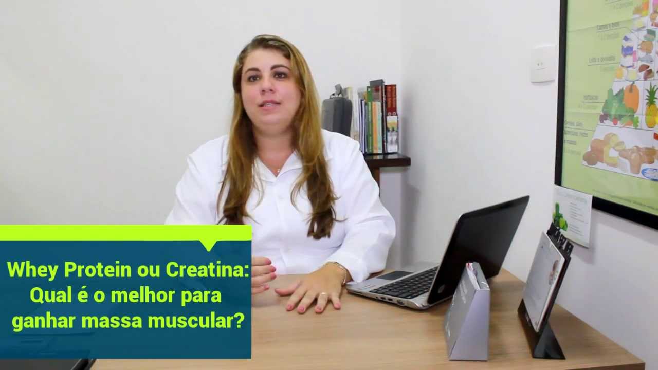 Creatina ou Whey Protein Qual o melhor suplemento para ganho de massa muscular magra