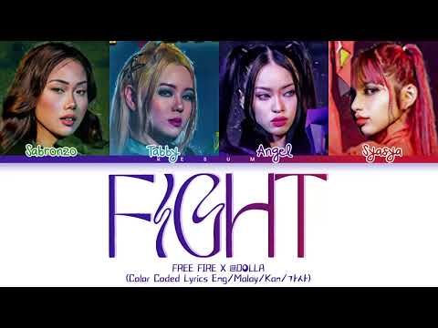 Garena Free Fire My X DOLLA – Fight (Color Coded Lyrics Eng/Rom/Han)