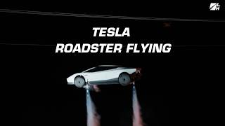 MUST WATCH! Tesla Demonstrates Roadster's Autonomous Flight System In An Insane 