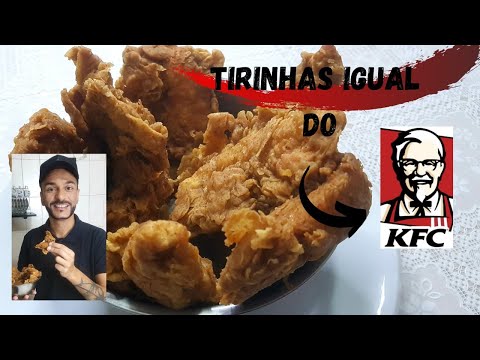 TIRINHAS DE FRANGO IGUAL DO KFC - FAÇA VOCÊ MESMO