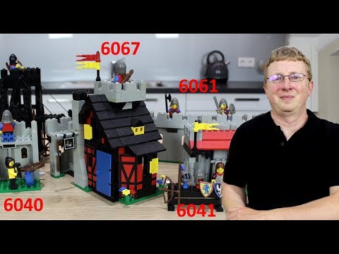 Lego Löwen Ritter - 6040 6061 6067 & 6041 von 1984 und 1986