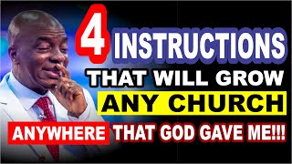 4 instructions that will grow any church anywhere that God gave me by Bishop David Oyedepo