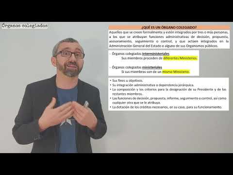 LEY 40/2015 - ORGANOS COLEGIADOS