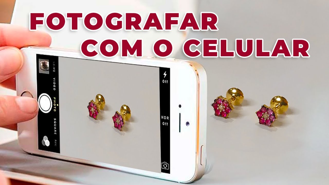 COMO TIRAR FOTO DE JOIAS COM CELULAR EM CASA