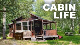 Escaping the Heat in a Remote Cabin on a Lake