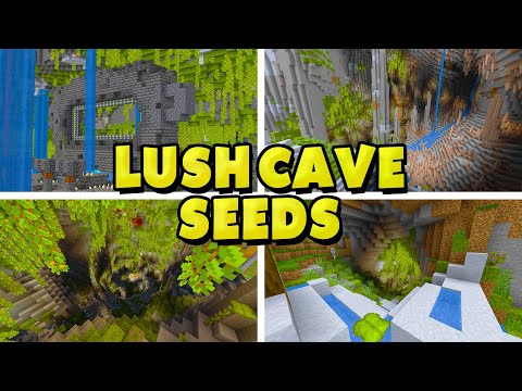 Lush Cave SEEDS - Unbelievable Minecraft 1.19.1!