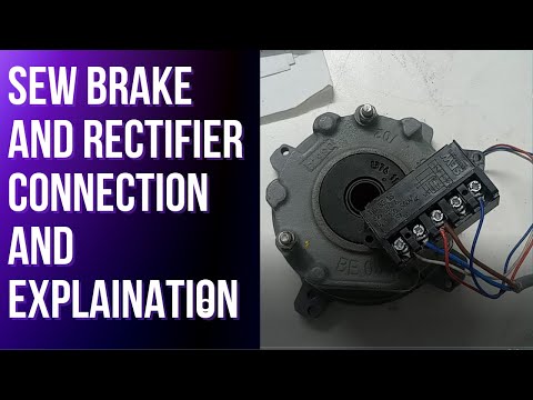 SEW Brake and rectifier connection || Explained