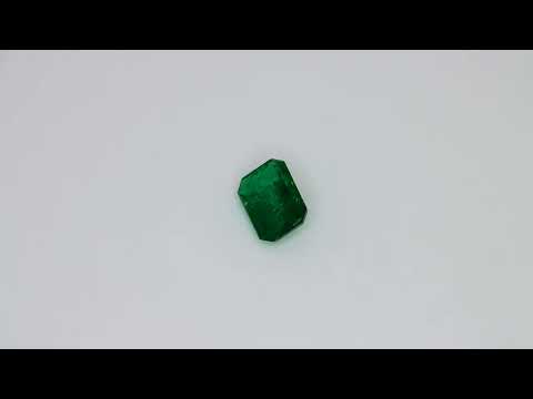 Emerald, octagon cut, 0.78 ct Video